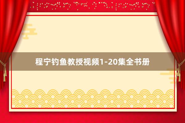 程宁钓鱼教授视频1-20集全书册